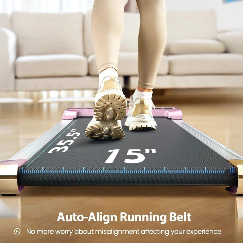 【Deal 99$】 Walking Pad with 15°Incline,Remote Control, LED Display, Portable under Desk Treadmill for Small Spaces, Home/Office Exercise Equipment Fitness Workout Calories