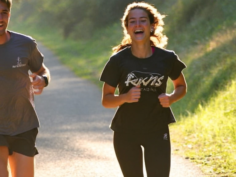 EverMetric team member on a morning run